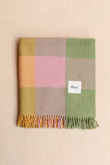 TBCo Recycled Wool Throw Blanket - image 1