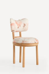 Irie Printed Oak Wood Dining Chair
