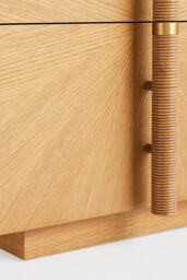 Hugo Oak Bedside Table - thumbnail 4