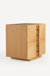 Hugo Oak Bedside Table - thumbnail 2