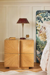 Hugo Oak Bedside Table - thumbnail 1