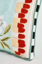 Les Fruits Cotton Embroidered Cushion - thumbnail 3