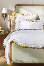 Maeve Liet Cotton Sateen Embroidered Cushion Cover - thumbnail 2