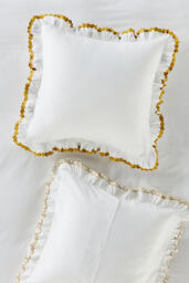 Maeve Liet Cotton Sateen Embroidered Cushion Cover - thumbnail 1