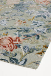 Tufted Wool-Viscose Painterly Floral Rug - thumbnail 3