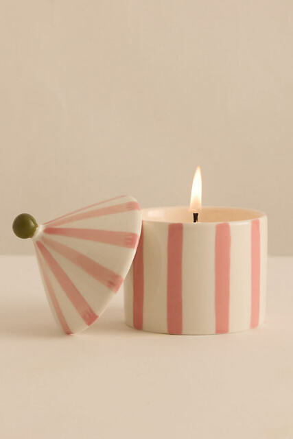 Zesty Lemons London Sweet Fig & Neroli Carnival Ceramic Candle - image 1