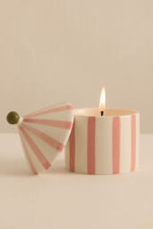 Zesty Lemons London Sweet Fig & Neroli Carnival Ceramic Candle - thumbnail 1