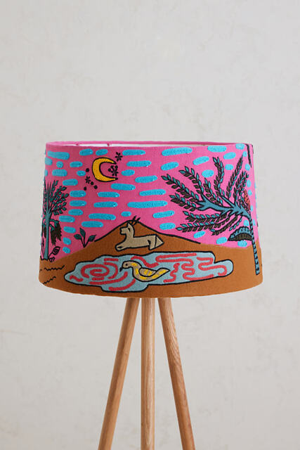 Applique Imagined World Lamp Shade - image 1