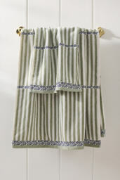 Evita Cotton Striped Woven Towel Collection - thumbnail 2