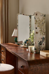 3-Panel Fabric Wall Mirror - thumbnail 2