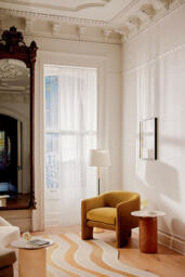 Tall Infinity Glass Side Table - thumbnail 2