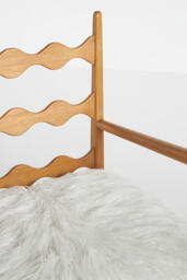 Katie Hodges Faux Fur Accent Chair - thumbnail 8