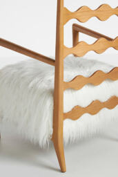 Katie Hodges Faux Fur Accent Chair - thumbnail 7