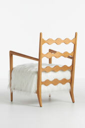 Katie Hodges Faux Fur Accent Chair - thumbnail 6