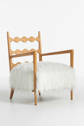Katie Hodges Faux Fur Accent Chair - thumbnail 4