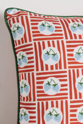 Clarina Outdoor Printed Floral Cushion - thumbnail 3