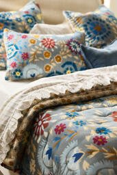 100% Cotton Voile Printed Quilted Bedspread Collection - thumbnail 2