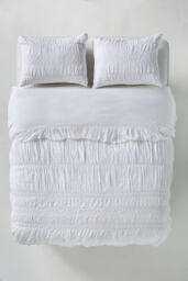 Mariella Cotton Pintuck Duvet Cover - thumbnail 2