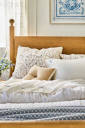 Mariella Cotton Pintuck Duvet Cover - thumbnail 1