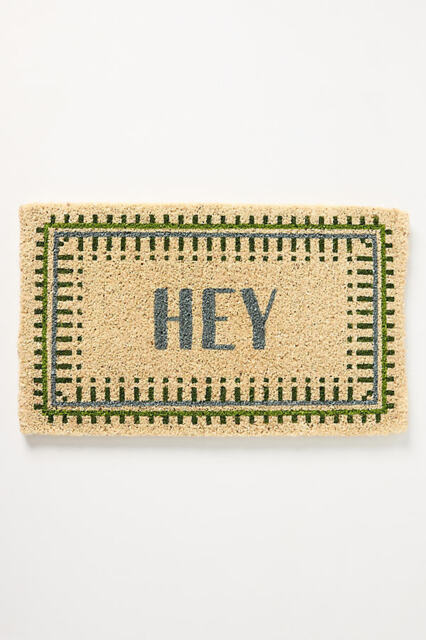 Hey Coir Printed Doormat - image 1