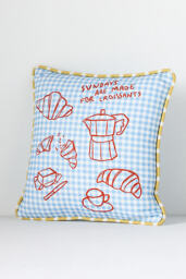 dduende studio Café Icon Cotton Cushion - thumbnail 2