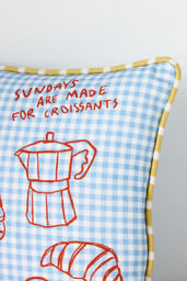 dduende studio Café Icon Cotton Cushion - thumbnail 5