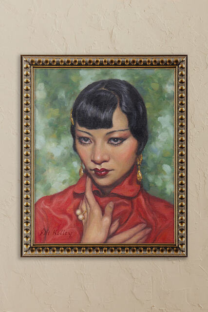 Portrait of Anna May Wong by Pat Kelley Framed Wall Art - image 1