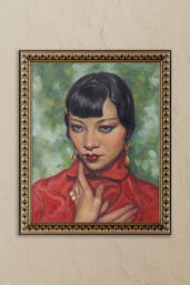 Portrait of Anna May Wong by Pat Kelley Framed Wall Art - thumbnail 1