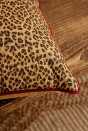Anna + Nina Leopard Print Cushion - thumbnail 6