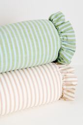 Elin Cotton Striped Extra-Long Bolster Cushion - thumbnail 2
