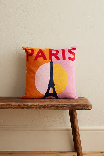 The Pillow Drop Paris Square Cushion - image 1