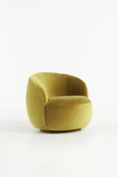 Cosette Velvet Swivel Chair - thumbnail 3
