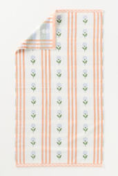 Tess Cotton Woven Floral Towel Collection