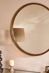 nkuku Almora Round Mirror
