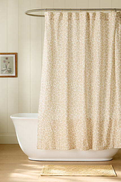 The Printed Cotton Slub Shower Curtain Collection - image 1