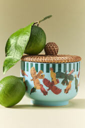 Farm Rio x Anthropologie Fresh Ocean Waves & Bergamot Ceramic Candle - thumbnail 3
