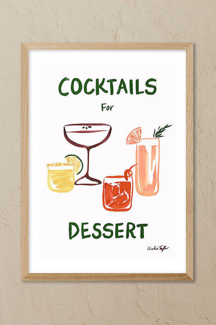East End Prints Cocktails for Dessert Wall Art Print - image 1