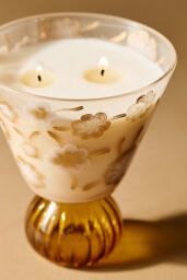 Charlotte Fruity Honeycrisp Oakwood Glass Candle - thumbnail 3