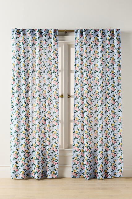 Ada Cotton Sheer Floral Curtain - image 1