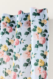 Ada Cotton Sheer Floral Curtain - thumbnail 2