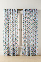 Ada Cotton Sheer Floral Curtain - thumbnail 1