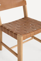 Leather Sling Dining Chair - thumbnail 5