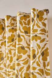 McKenzie Parrott Cotton Printed Floral Curtain - thumbnail 2