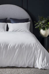 Bedfolk White Luxe Cotton Duvet Cover