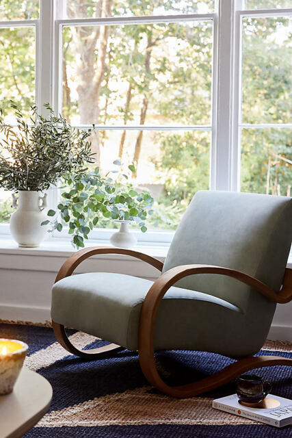Herbin Leather Lounge Chair - image 1