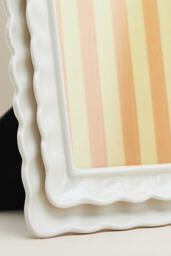 Philippa Scalloped Ceramic Photo Frame - thumbnail 2