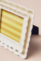 Philippa Scalloped Ceramic Photo Frame - thumbnail 6
