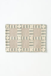 Tufted Wool Icon Checkerboard Rug - thumbnail 3