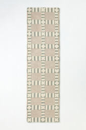 Tufted Wool Icon Checkerboard Rug - thumbnail 4