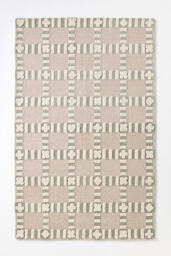 Tufted Wool Icon Checkerboard Rug - thumbnail 1